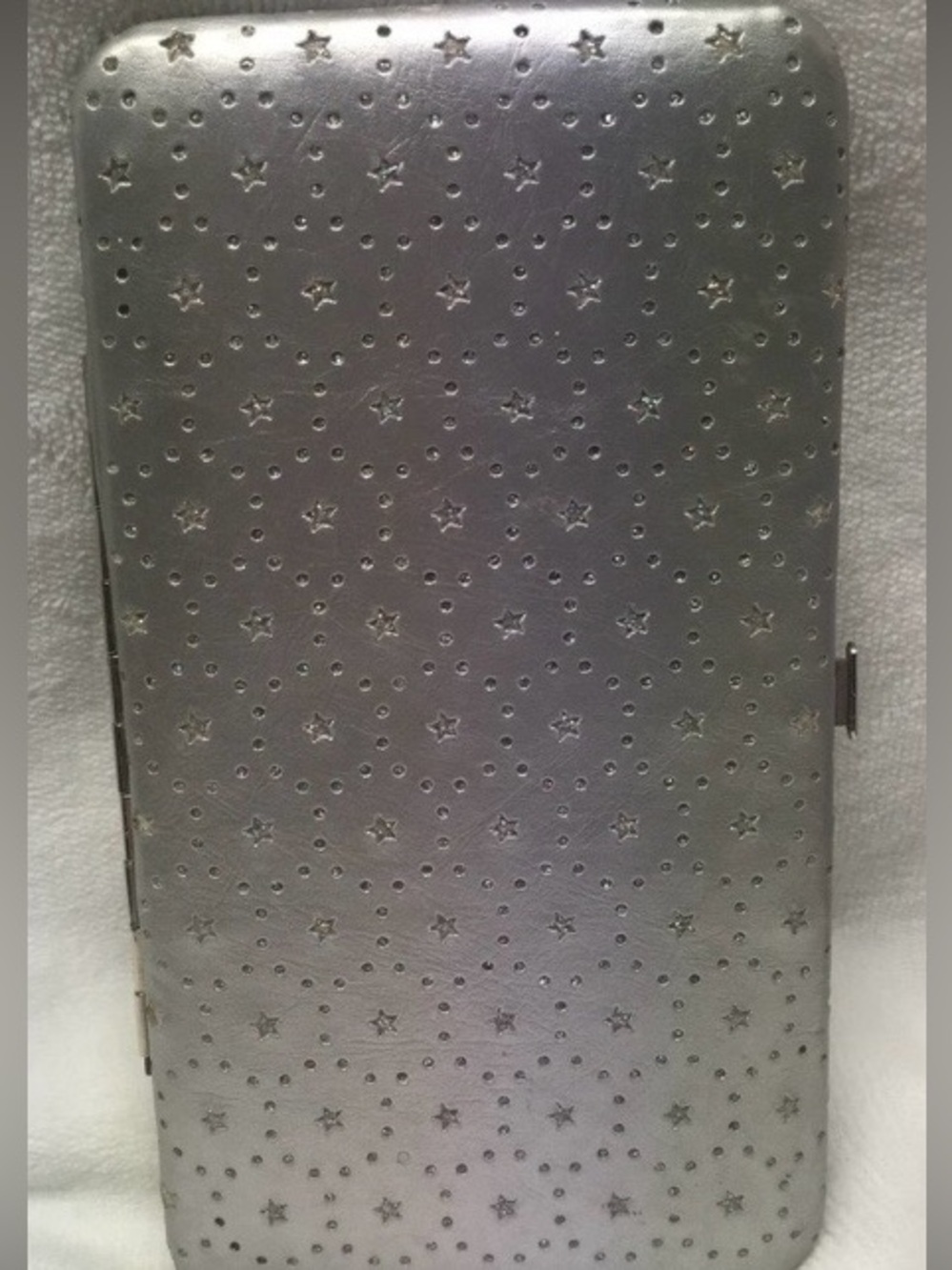 Slim Wallet with Silver Stars